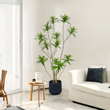 NNEAGS 150cm Lily Bamboo Plant Tree Living Room Artificial Plant Home Accent Decoration