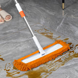 NNEAGS 5X 80x12 Orange Microfiber Flat Mop Floor Cleaning Pads Rotating Dust Remover