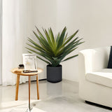 NNEAGS 45cm Yucca Plant Giant Palm Lily Artificial Plant Tabletop Home Accent Decor