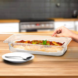 NNEAGS 65mm Clear Gastronorm GN Pan 1/3 Food Tray Storage Bundle of 2