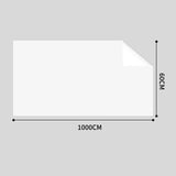 NNEAGS 2X 60cmx100cm Clear Dry Erase Adhesive Whiteboard Wall Surface Peel Sticker Sheet