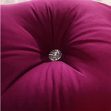 NNEAGS 4X 150cm Burgundy Princess Bed Pillow Headboard Backrest Bedside Tatami Sofa Cushion with Ruffle Lace Home Decor