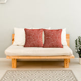 NNEAGS 2X 50Cm Orange Oversized Pillow Perfect Cinnabar Outdoor/Indoor Lumbar Throw Pillow