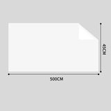 NNEAGS 2X 45cmx500cm Clear Dry Erase Adhesive Whiteboard Wall Surface Peel Sticker Sheet
