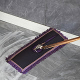 NNEAGS 90cm Purple Microfiber Flat Mop Floor Cleaning Pads Rotating Dust Remover