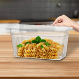 NNEAGS 150mm Clear Gastronorm GN Pan 1/3 Food Tray Storage
