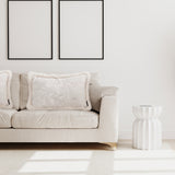 NNEAGS 2X 30cm Romantic French Mosley Jacquard Pillow French Jungle Jacquard Raw Edge Waist Throw  Pillow