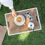 NNEAGS 2X 52.5x35.5cm 55L White Car & Camping Foldable Storage Box Crate Stackable Container No Handle