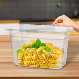 NNEAGS 200mm Clear Gastronorm GN Pan 1/3 Food Tray Storage Bundle of 4