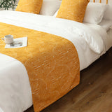 NNEAGS 1.5m Bec 3D Arched Bed Banner Vintage Scarf Runner Bedding Tail Pad Flag Set of 3