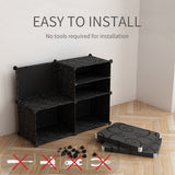 NNEAGS 10 Tier 2 Column Shoe Rack Organizer Sneaker Footwear Storage Stackable Stand Cabinet Portable Wardrobe with Cover