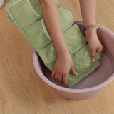 NNEAGS 2X Green Double Sided Hanging Storage Bag Underwear Bra Socks Mesh Pocket Hanger Home Organiser