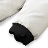 NNEAGS abbee White 3XL Winter Fur Hooded Down Jacket Stylish Lightweight Quilted Warm Puffer Coat