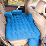 NNEAGS Blue Ripple Inflatable Car Mattress Portable Camping Air Bed Travel Sleeping Kit Essentials
