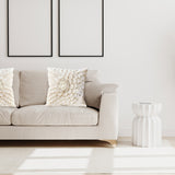 NNEAGS 45cm Pillow Sunflower Cover 100% Cotton Covers Linen Case Cushion Throw Pillow