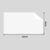 NNEAGS 2X 90cmx500cm Clear Dry Erase Adhesive Whiteboard Wall Surface Peel Sticker Sheet