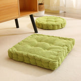 NNEAGS 4X Green Round Cushion Soft Leaning Plush Backrest Throw Seat Pillow Home Office Decor