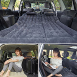 NNEAGS 2X Black Inflatable Car Boot Mattress Portable Camping Air Bed Travel Sleeping Essentials