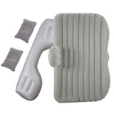 NNEAGS Grey Stripe Inflatable Car Mattress Portable Camping Rest Air Bed Travel Compact Sleeping Kit Essentials