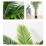 NNEAGS 4X 145cm Green Artificial Indoor Swallowtail Sunflower Tree Fake Plant Simulation Decorative