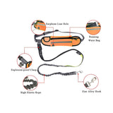 NNEAGS 2X Orange Adjustable Hands-Free Pet Leash Bag Dog Lead Walking Running Jogging Pet Essentials