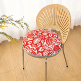 NNEAGS 45cm Red Premium Polyester Cotton Cushion with EPP Particle Insert for Enhanced Comfort
