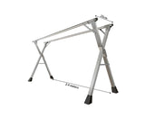 NNEAGS 2.4m Portable Standing Clothes Drying Rack Foldable Space-Saving Laundry Holder Indoor Outdoor