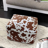 NNEAGS 2X 55x35cm Squared Soft Pouffe Seat Cushion Elegant Home Accent D?cor Stylish Footstool