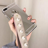 NNEAGS Luxury Fashionable Durable Silver Mirror Back iPhone Case 7