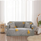 NNEAGS 4-Seater Geometric Print Sofa Cover Couch Protector High Stretch Lounge Slipcover Home Decor