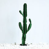 NNEAGS 120cm Green Artificial Indoor Cactus Tree Fake Plant Simulation Decorative 6 Heads