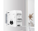 NNEAGS 2X 160mm Wall-Mounted Clothes Line Dry Rack Retractable Space-Saving Foldable Hanger White