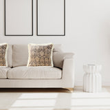 NNEAGS 45cm Wabi-sabi Floral Cover & Vintage Dark Floral Tassel Square Throw  Pillow