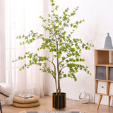 NNEAGS 4X 120cm Green Artificial Indoor Watercress Tree Fake Plant Simulation Decorative