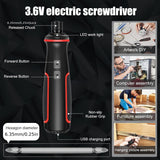 NNETM Electric Screwdriver Set with LED Light (2000mAh)