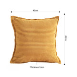 NNEAGS 2X 45cm Wabi Sabi Arches Mustard  Indoor|Outdoor Kavka Throw Pillow