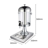 NNEAGS 2X Single 8L Juicer Water Milk Coffee Pump Beverage Drinking Utensils