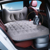 NNEAGS Grey Honeycomb Inflatable Car Mattress Portable Camping Air Bed Travel Sleeping Kit Essentials