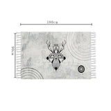 NNEAGS 2X 90cm Woven Minimalist Bedroom Area Rug Carpet, Home Decor