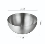 NNEAGS 15cm Elegant Silver Salad Bowl with Model 201 A Versatile Kitchen Essential