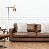 NNEAGS 45cm Pillow Cover French Jacquard Woven France Peony Floral Made Throw Pillow