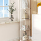 NNEAGS 2X 1 Tier Multifunctional PP Plastic Bag Box Portable Cubby DIY Storage Shelves Stackable Handbag Purse Organiser