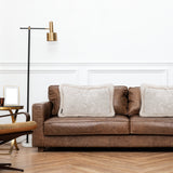 NNEAGS 30cm Romantic French Mosley Jacquard Pillow French Jungle Jacquard Raw Edge Waist Throw  Pillow