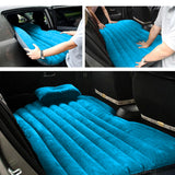 NNEAGS Inflatable Car Mattress Portable Travel Camping Air Bed Rest Sleeping Bed Blue
