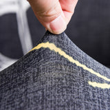 NNEAGS 2-Seater Feather Print Sofa Cover Couch Protector High Stretch Lounge Slipcover Home Decor