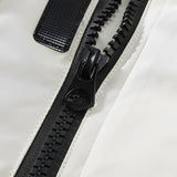 NNEAGS abbee White 3XL Winter Fur Hooded Down Jacket Stylish Lightweight Quilted Warm Puffer Coat