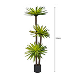 NNEAGS 2X 180cm Yucca Tree Giant Palm Lily Living Room Artificial Plant Home Accent Decor