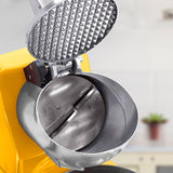 NNEAGS 2X Ice Shaver Electric Stainless Steel Ice Crusher Slicer Machine Commercial Yellow