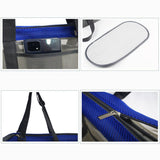 NNEAGS 2X Grey Pet Carrier Bag Breathable Net Mesh Tote Pouch Dog Cat Travel Essentials