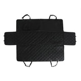 NNEAGS 600D Oxford Cloth Waterproof Dog Car Cover Back Seat Protector Hammock Non-Slip Pet Mat Black